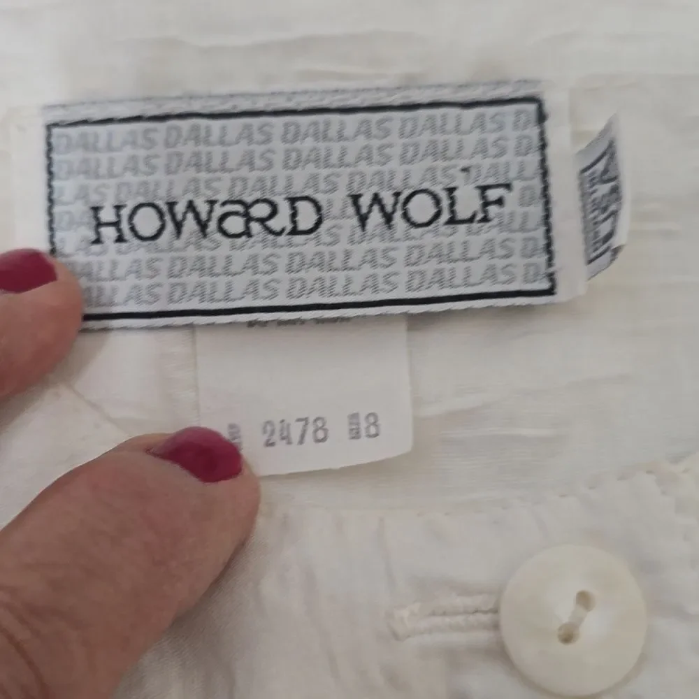 HOWARD WOLF.‎ VINTAGFloral Two-Piece Top and Skort Set in Blue, Pink, Cream 8/10